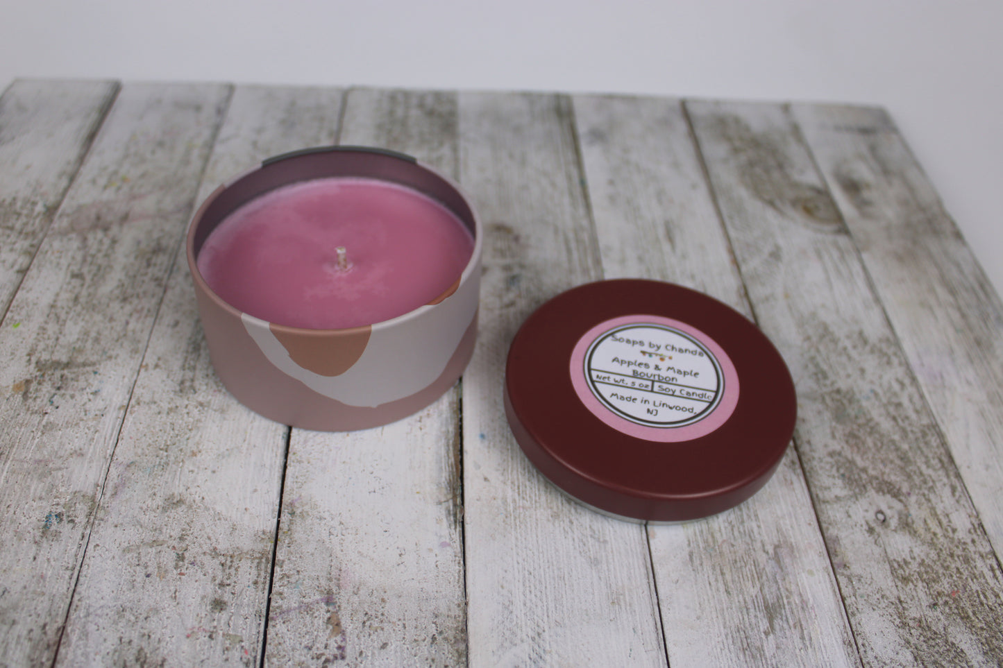 Apples and Maple Bourbon Candle