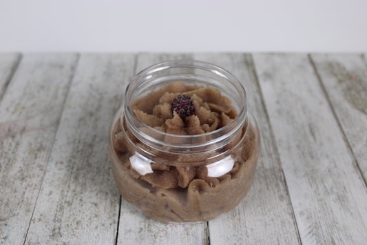 Black Raspberry Vanilla Emulsified Sugar Scrub with Beetroot