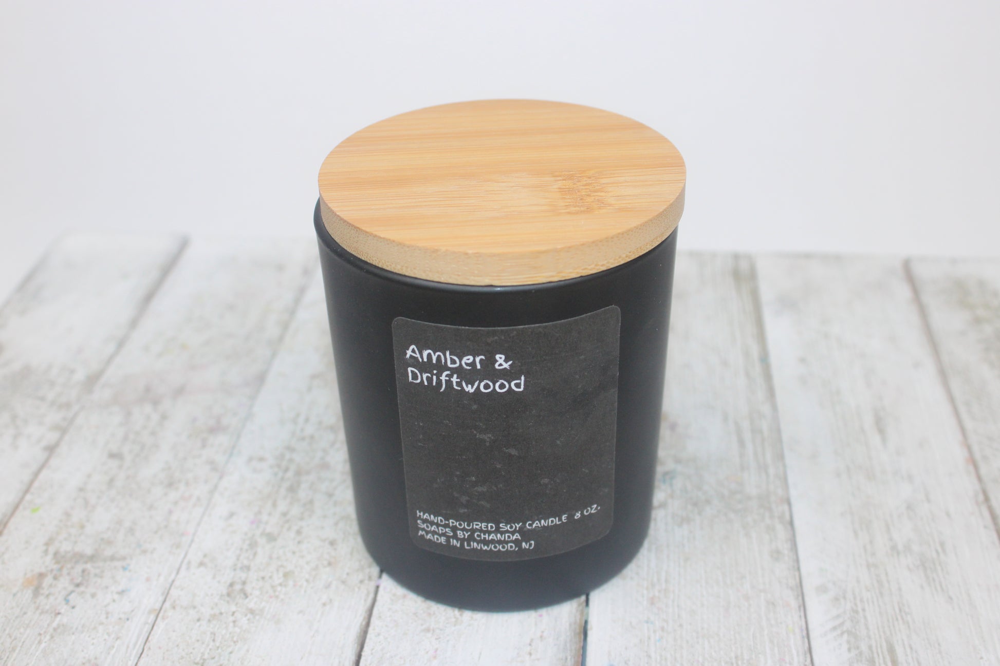 Amber and Driftwood Candle