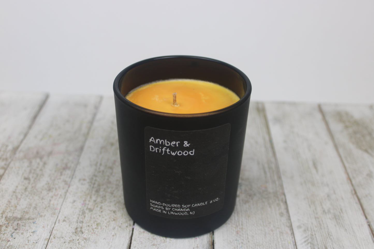 Amber and Driftwood Candle
