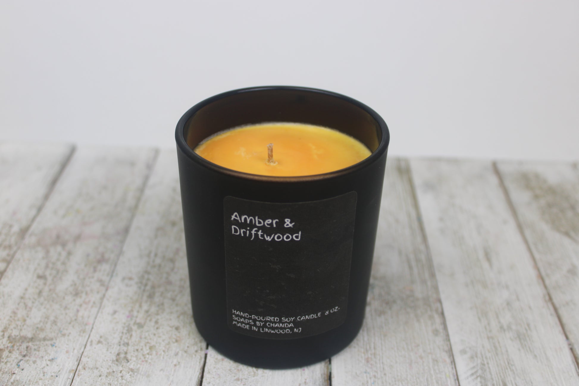 Amber and Driftwood Candle