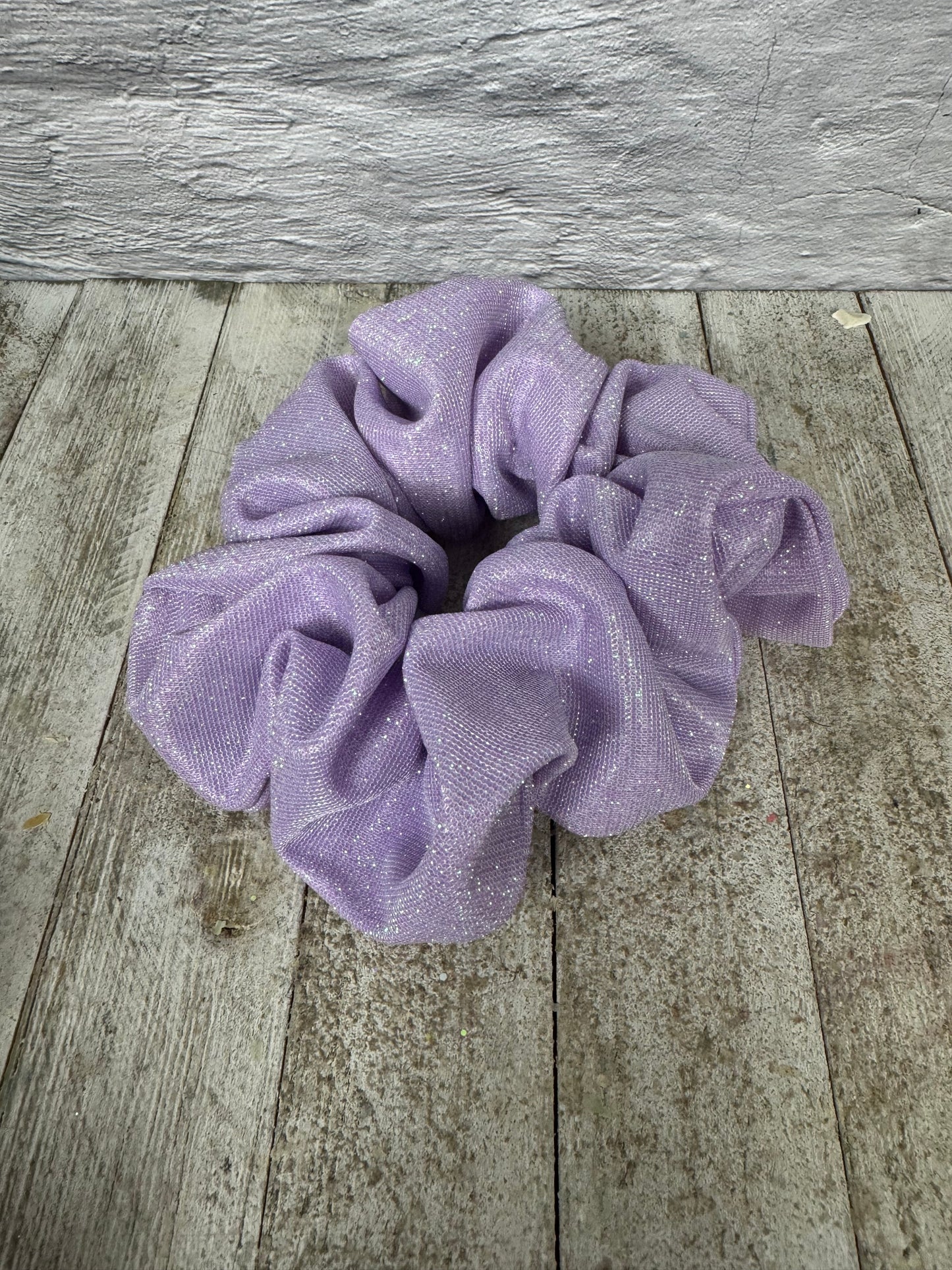 XL Soft Purple with glitter Scrunchie