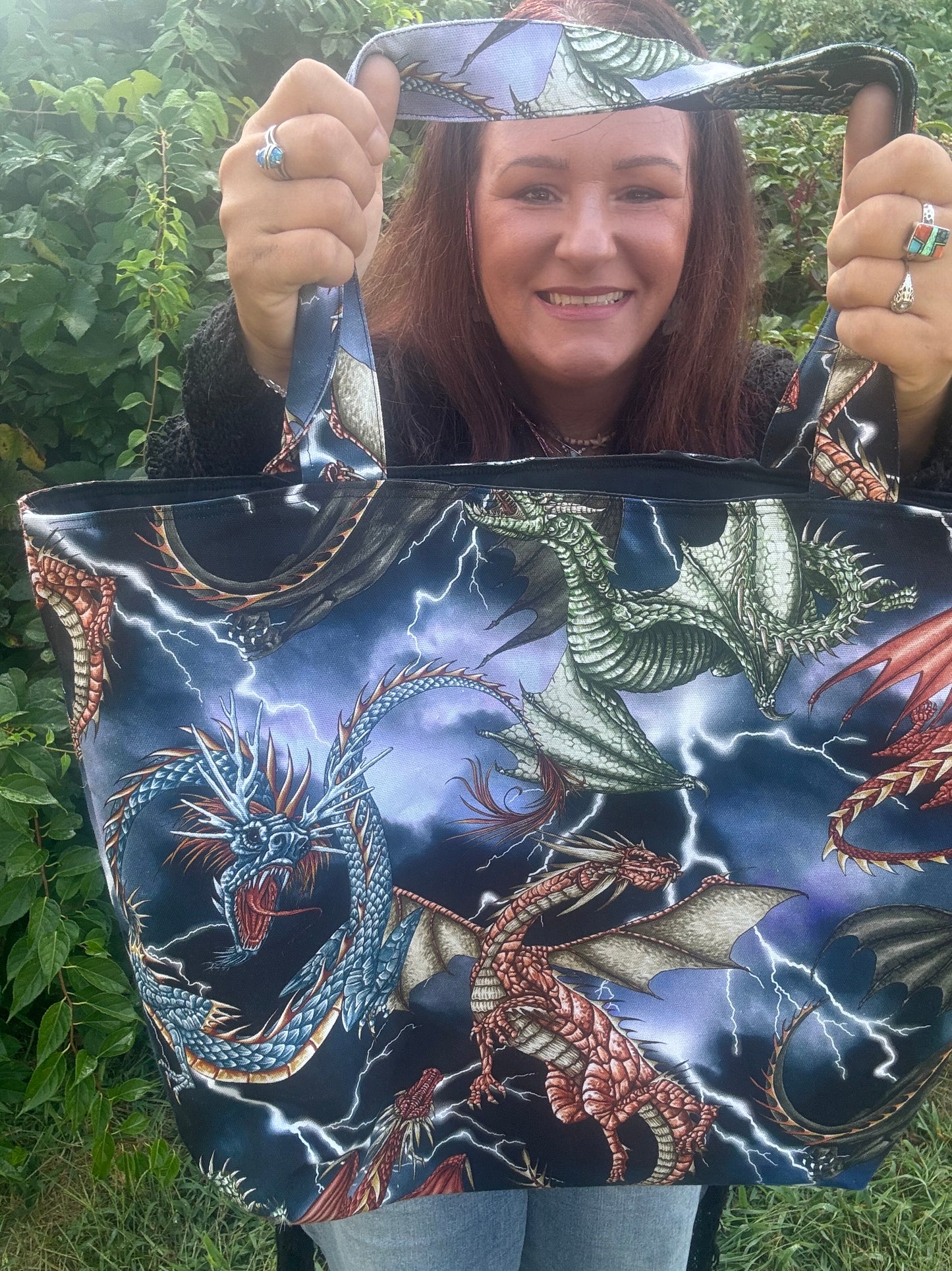 Dragon Large Tote Bag