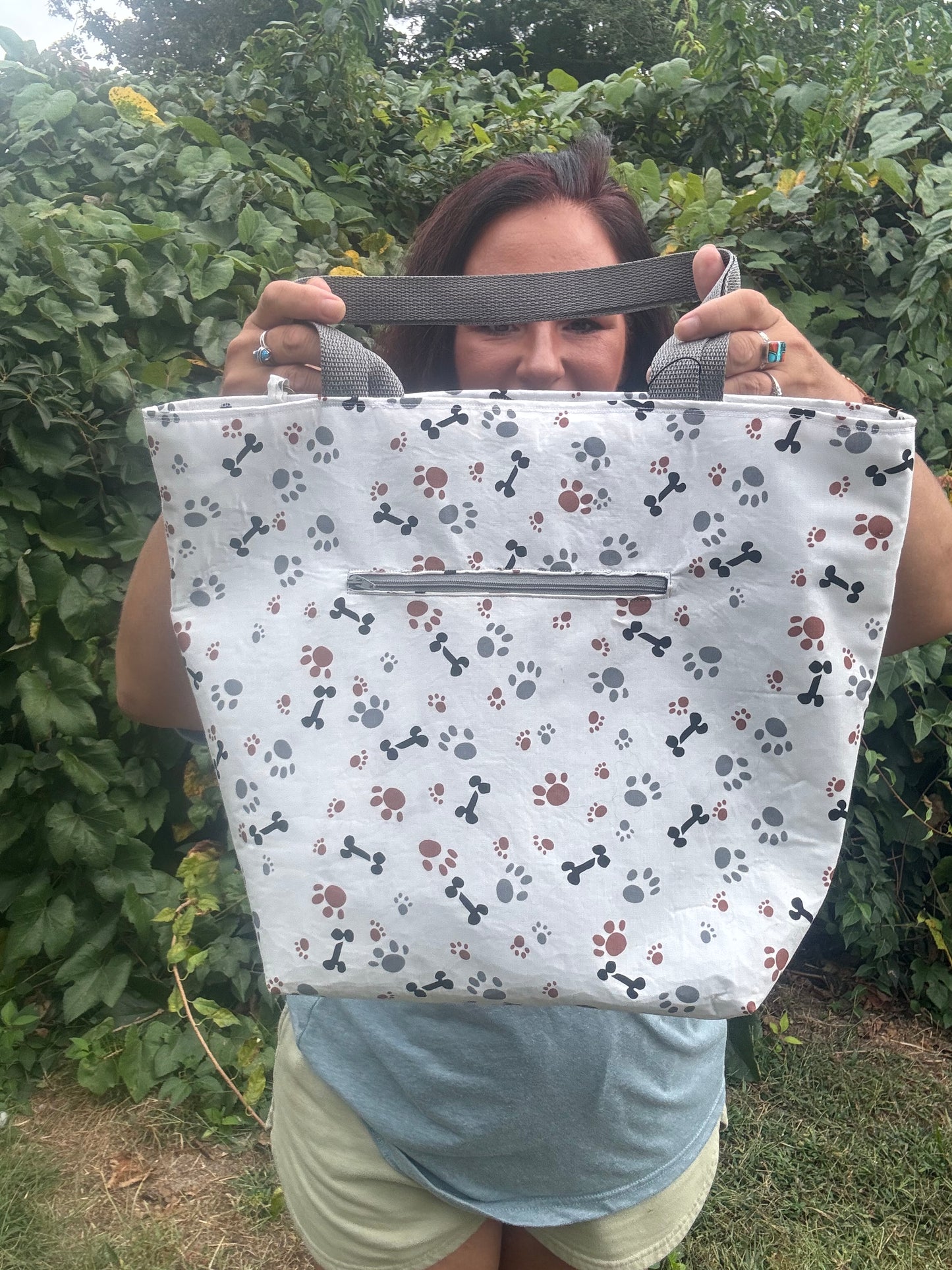 Paw Print Tote Bag