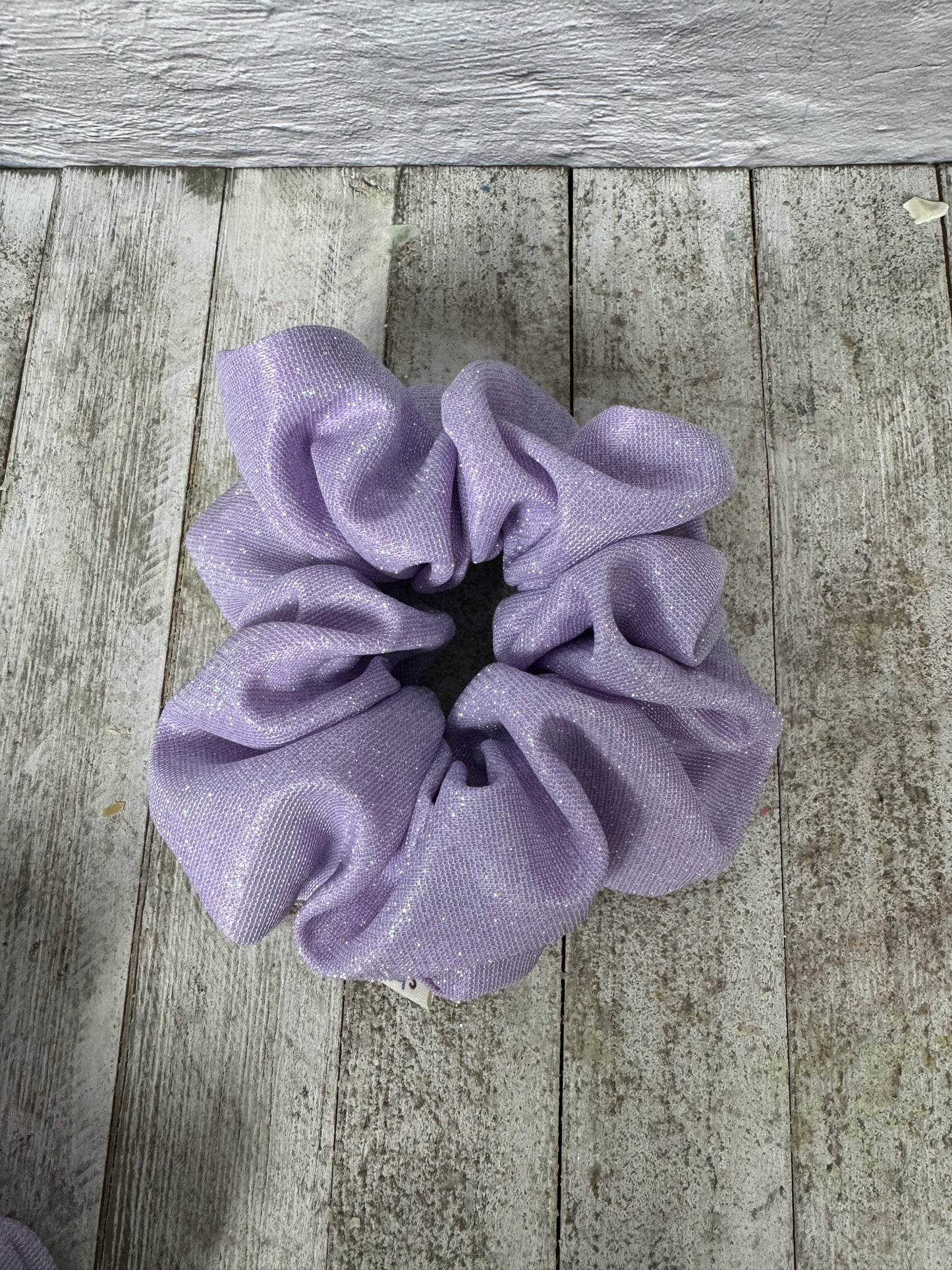 XL Soft Purple with glitter Scrunchie