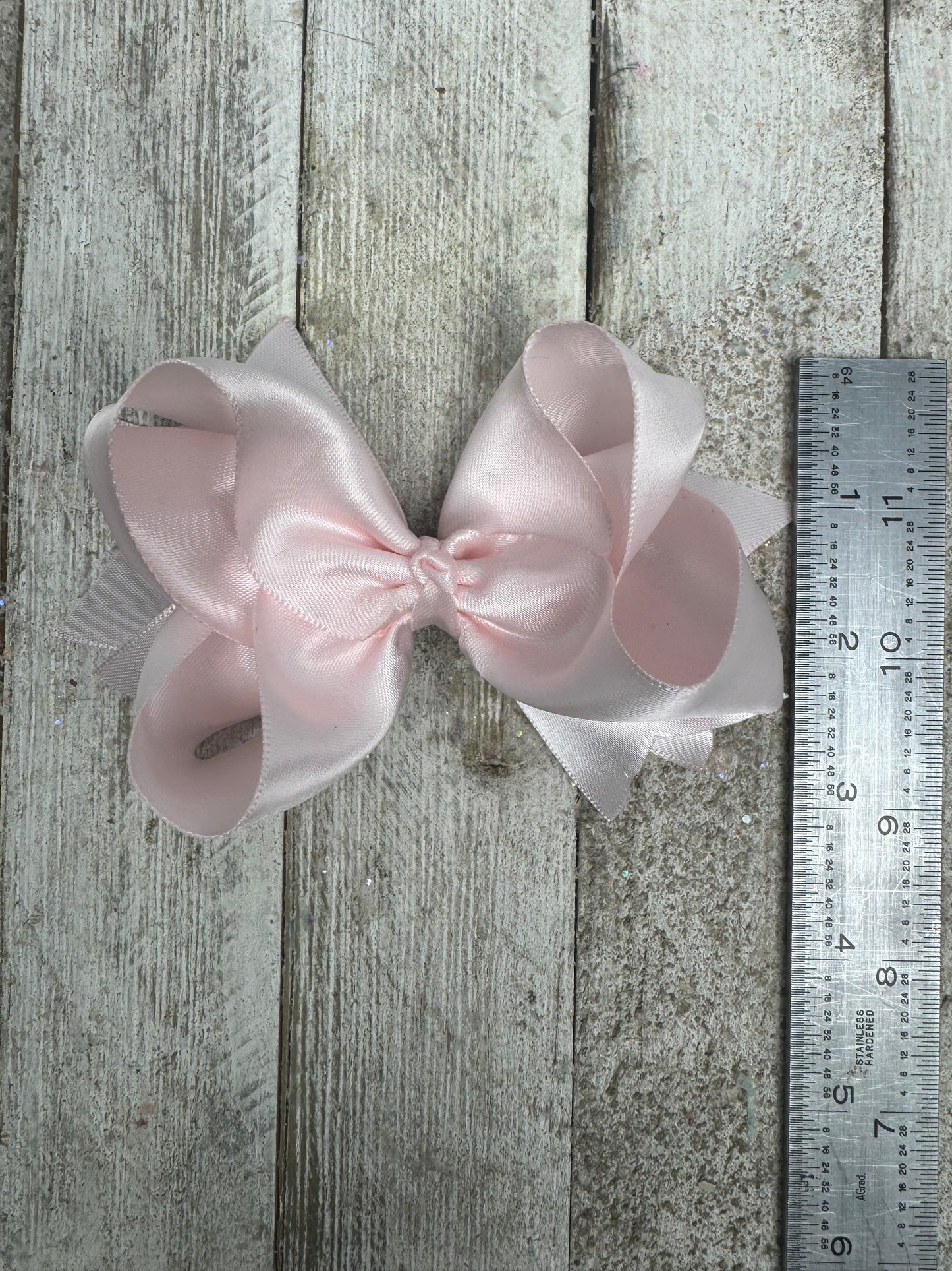 Boutique Bow blush pink