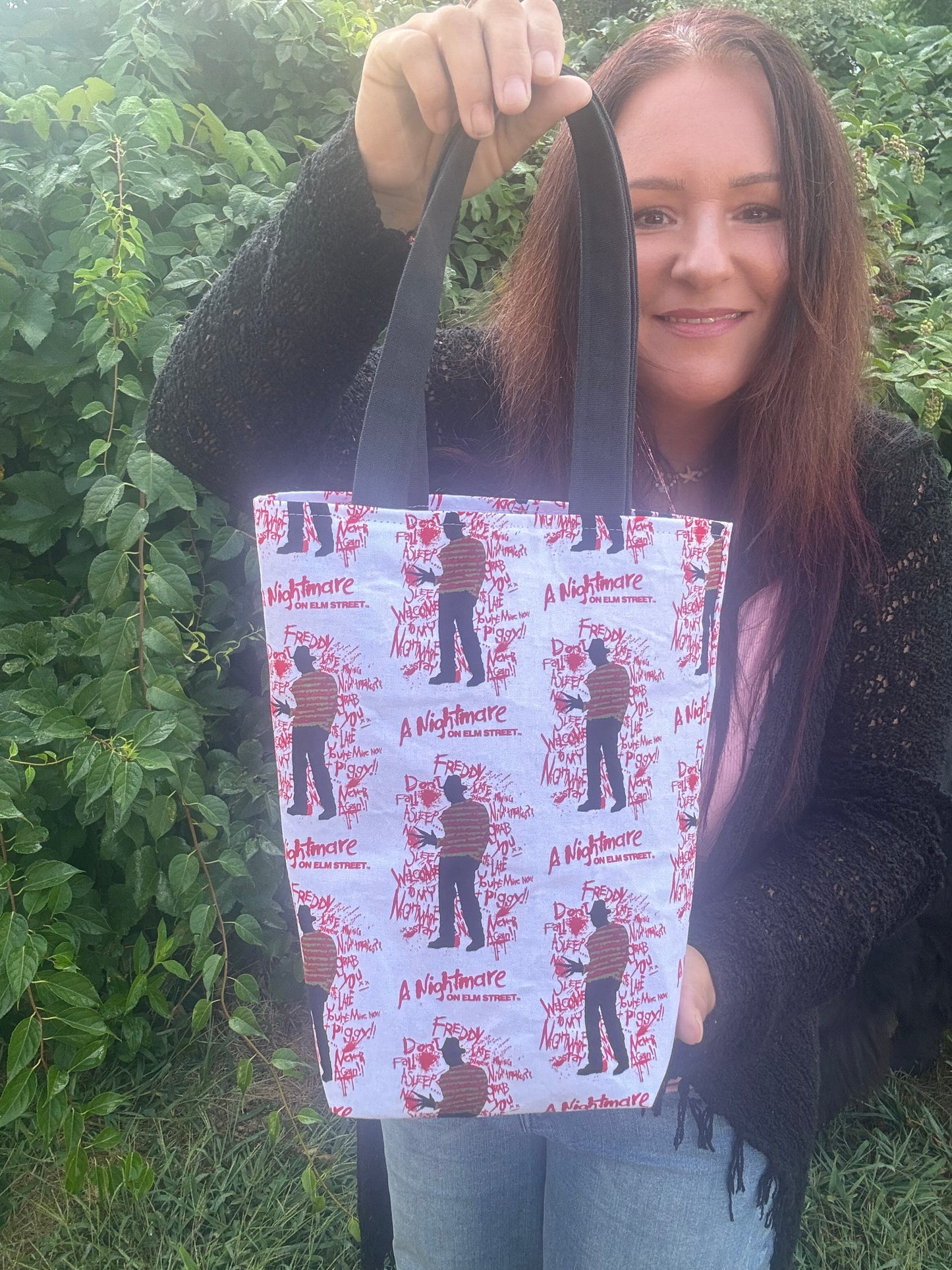 Small Freddy kruger tote bag