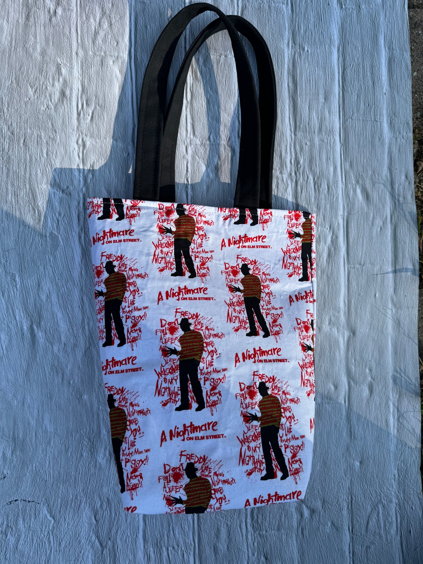 Small Freddy kruger tote bag