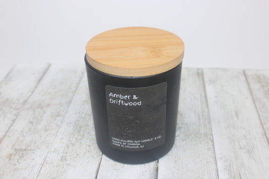 Amber and Driftwood Candle