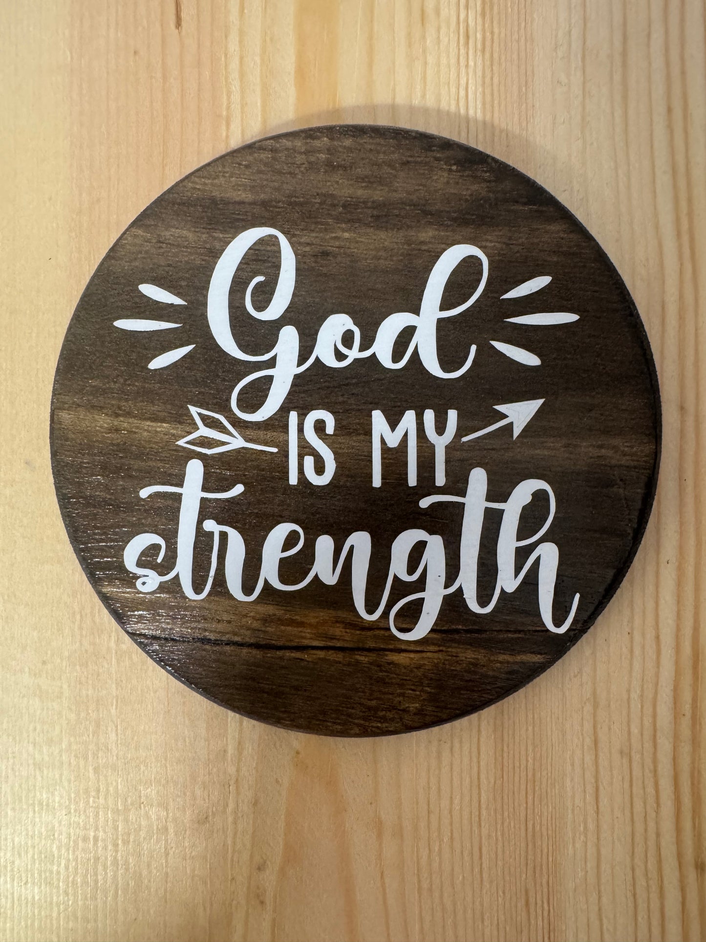 Religious Wood Coasters/set of 6/coaster set/spiritual wood coaster set