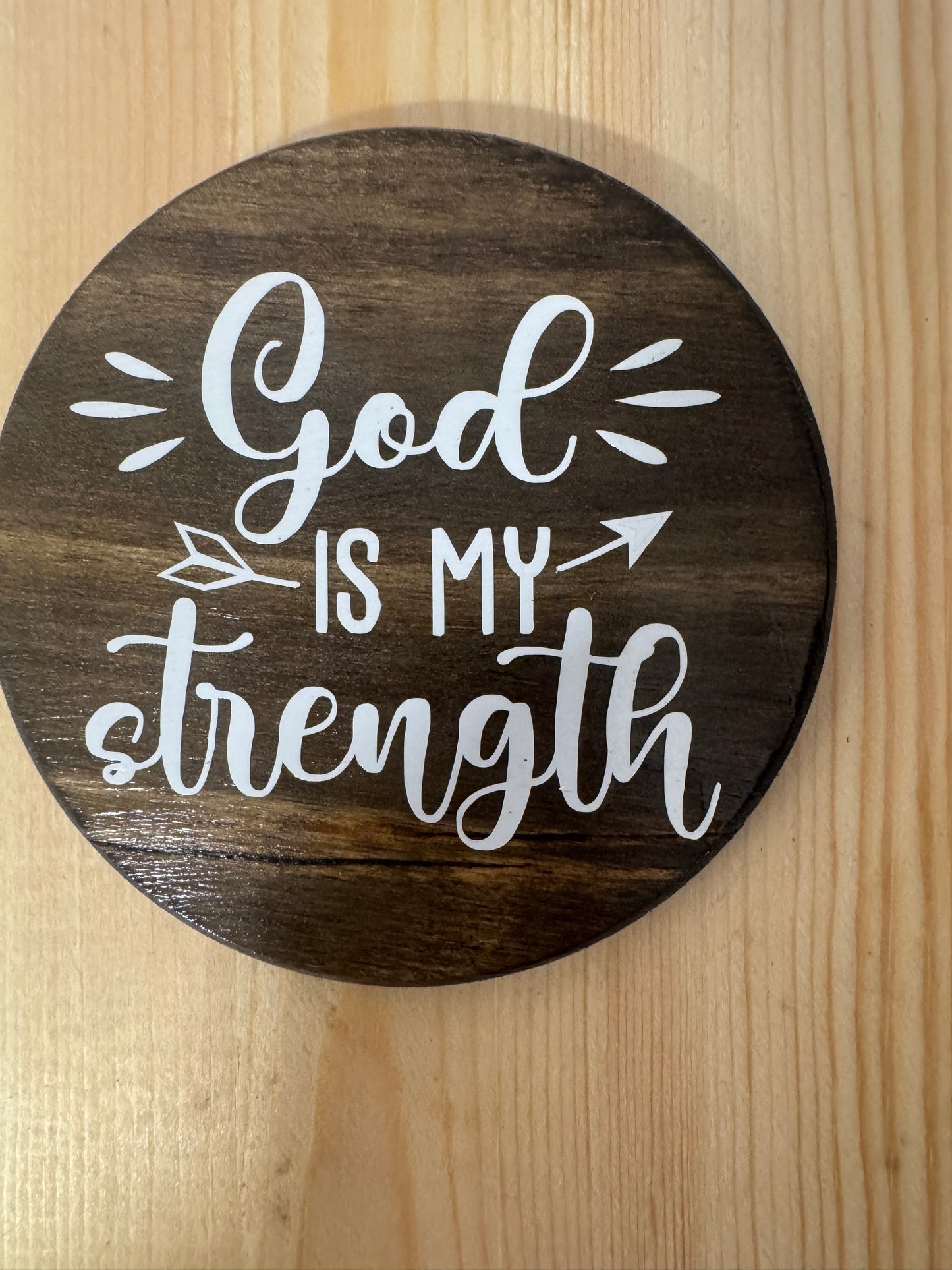 Religious Wood Coasters/set of 6/coaster set/spiritual wood coaster set